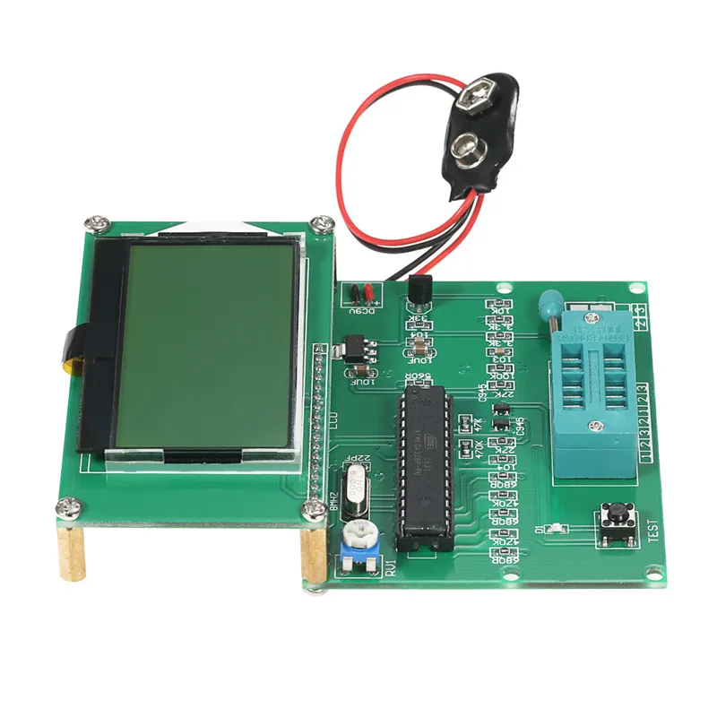 

DIY Transistor Tester ESR Meter Cymometer Square Wave Generator LCD Display GM328 With Backlight