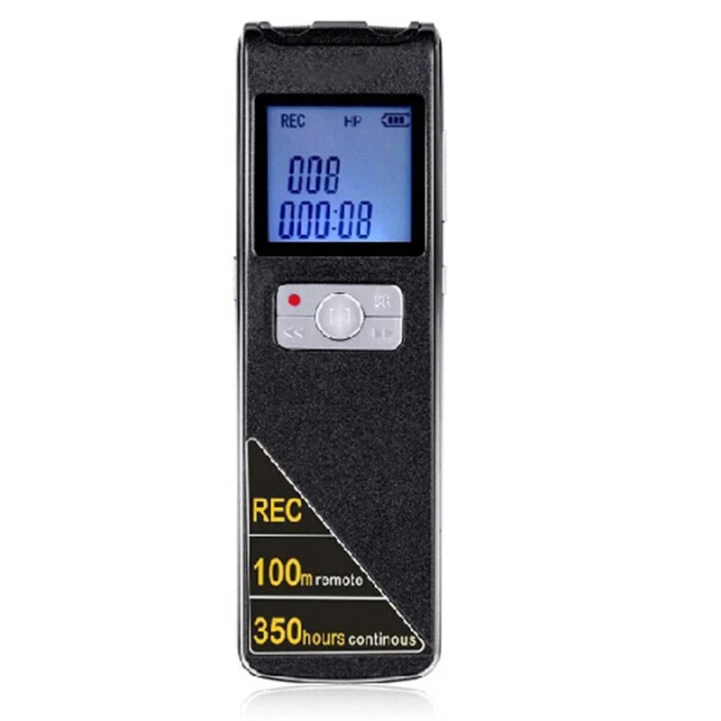 

100 Metres Wireless Remote Recording Super Long-time 350 Hrs Professional Mini USB Digital Audio Voice Recorder Free Shipping!