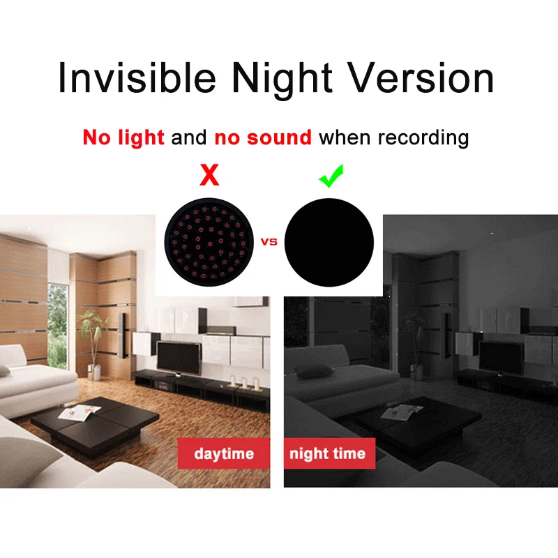Invisible Night Version Wifi IP Mini Camera Wireless HD 1080P for Video Recording Remote Control Portable Surveillance Recorder Invisible Night Version Wifi IP Mini Camera Wireless HD 1080P for Video Recording Remote Control Portable Surveillance Recorder