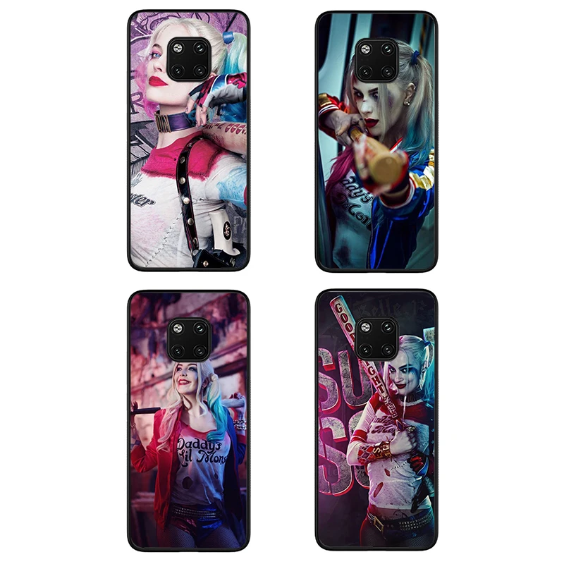 Мягкий чехол для телефона harley quinn Huawei Y5 6 7 Prime Y9 Mate 10 20 30 Pro Lite Nova 3 3i|Бамперы| |