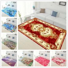 Европейский стиль, растительные цветы, ковер для спальни, гостиной, коврик для кухни, коврик для двери, противоскользящий, украшение для дома