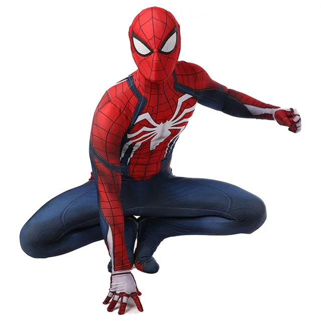 New ps4 insomniac spiderman costume Spandex Games Spidey Cosplay ...