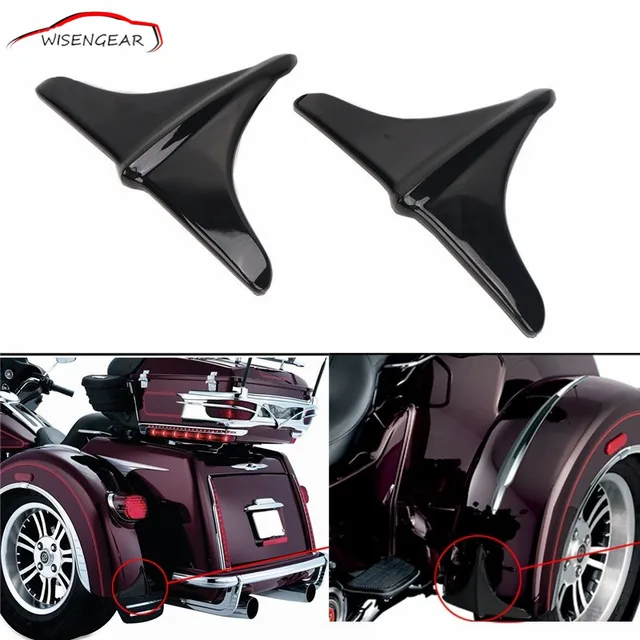 WISENGEAR 2x For Harley Rear Fender Accents Front Edge Trim FLHTCUTG