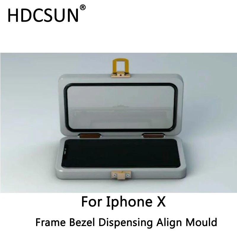 high accurate Aluminium Align Mould for Iphone X LCD Frame Bezel Glue Dispensing