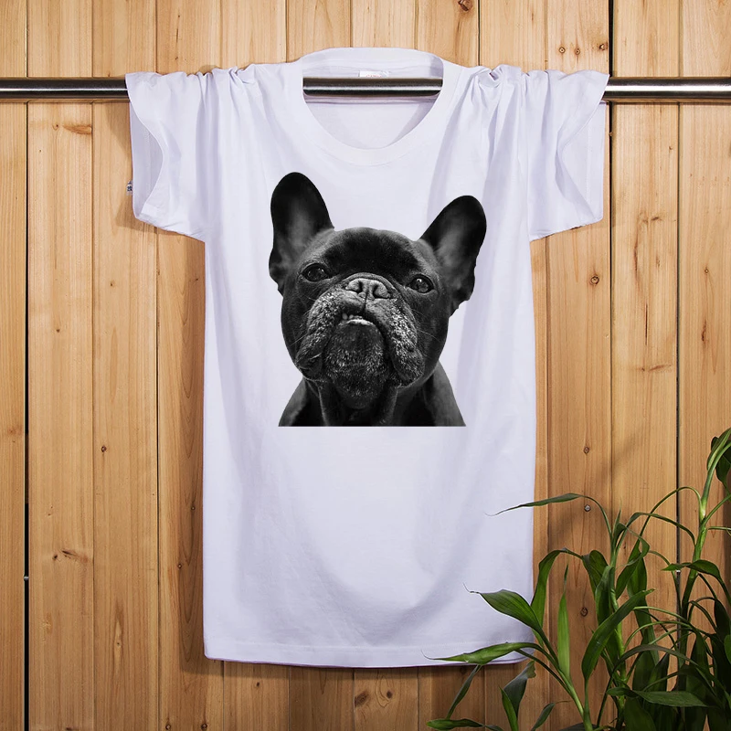 

M-7XL Plus Size T shirt French Bulldog t-shirt Men Short tshirt Fitness Cotton t shirt Big Size M L XL XXL XXXL 4XL 5XL 6XL 7XL