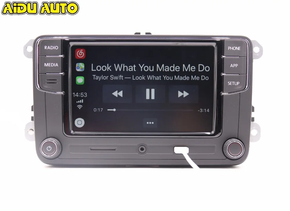 RCD330 RCD330G Plus Carplay MIB радио для автомагнитола VW Golf 5 6 Jetta MK5 MK6 CC Tiguan Passat B6 B7 поло touran 6RD035187B Mirrorlink 1 ГБ