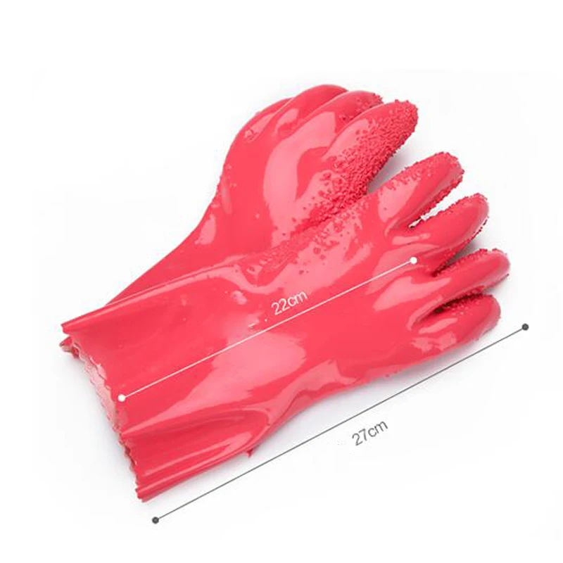 FHEAL High Quality Home Use Potato Gloves Kitchen Magic Anti-skidding Vegetable Peeling Gloves Cleaning Brush Kitchen Tool (12)