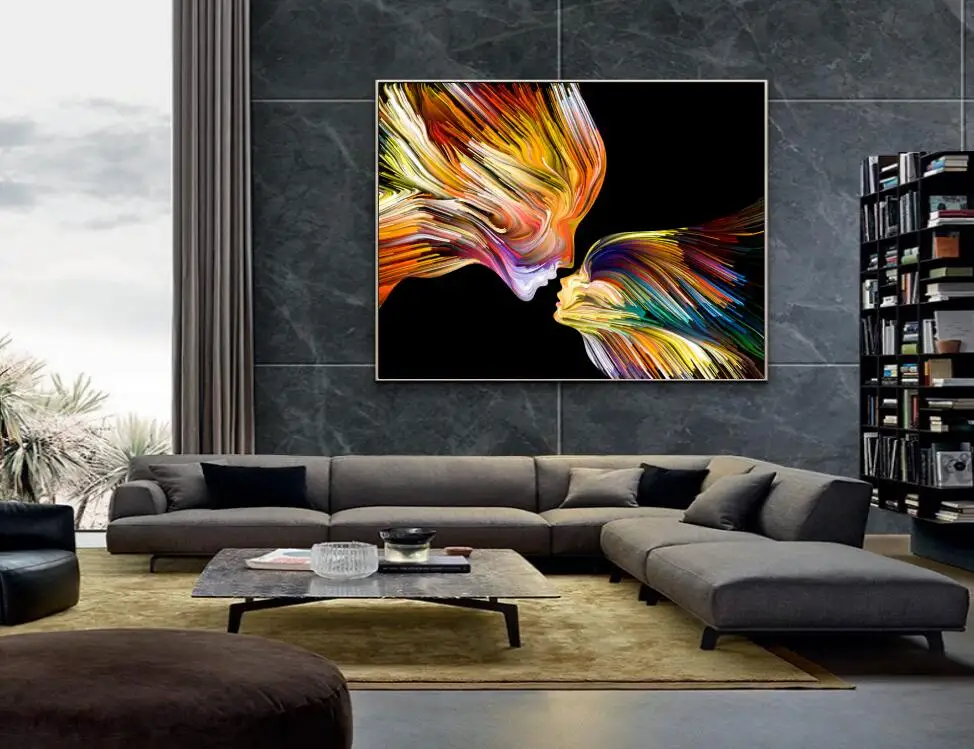 Printed modern living room bedroom wall decor home decoration abstract