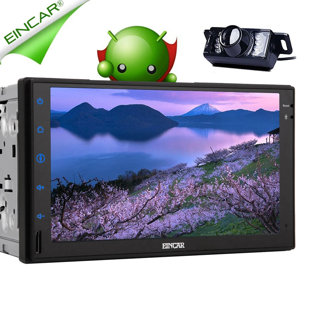 Excellent Android 5.1 Mirror No-DVD Tablet Capacitive EQ Radio 4-Core GPS Map 7" CD System Auto USB 2Din Navigator Car Stereo 9