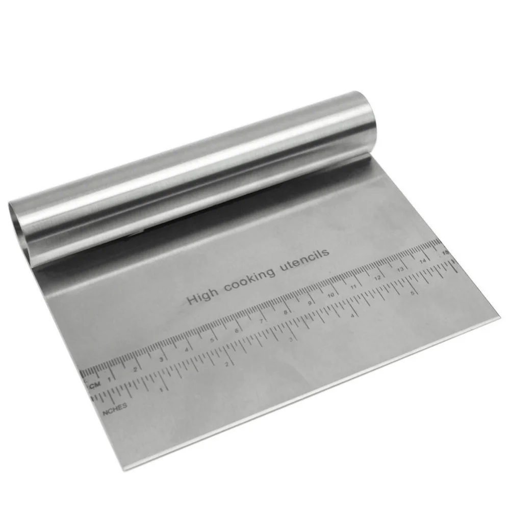  2017 New Design Stainless Steel Scale Scraper Cutter Cake Butter Spreader Tool For Home Kitchen Res