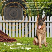 Мини Ультра звуковое уличное устройство против лая собачья кора контроль звуковые сдерживающие средства для питомцев глушители инструменты для обучения собак управление Лер