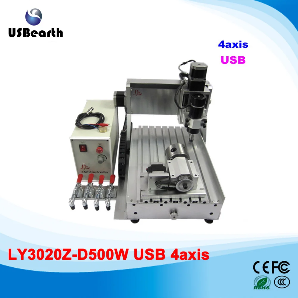 500W mini cnc router, usb port 4 axis cnc engraving machine with ball screw for wood, metal 500W mini cnc router, usb port 4 axis cnc engraving machine with ball screw for wood, metal