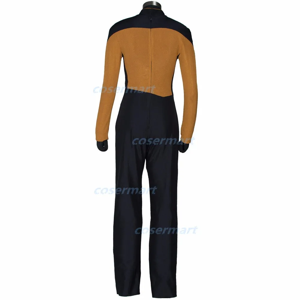 Star Trek Jumpsuit Cosplay Costume Red Blue Yellow Halloween Uniform For Women Men (7)