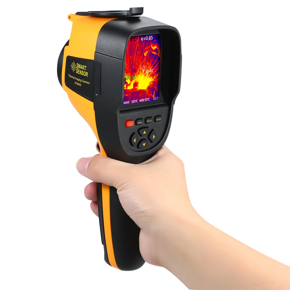 Умный датчик рецизии Тепловизионная портативная инфракрасная камера термометр-25 до 450 градусов с высоким разрешением цветной экран