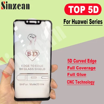 

50pcs For Huawei P30 lite/mate 20lite/P20 pro/TOP 5D Full Covered Tempered Glass For P Smart Z/honor Play 3D Screen Protector