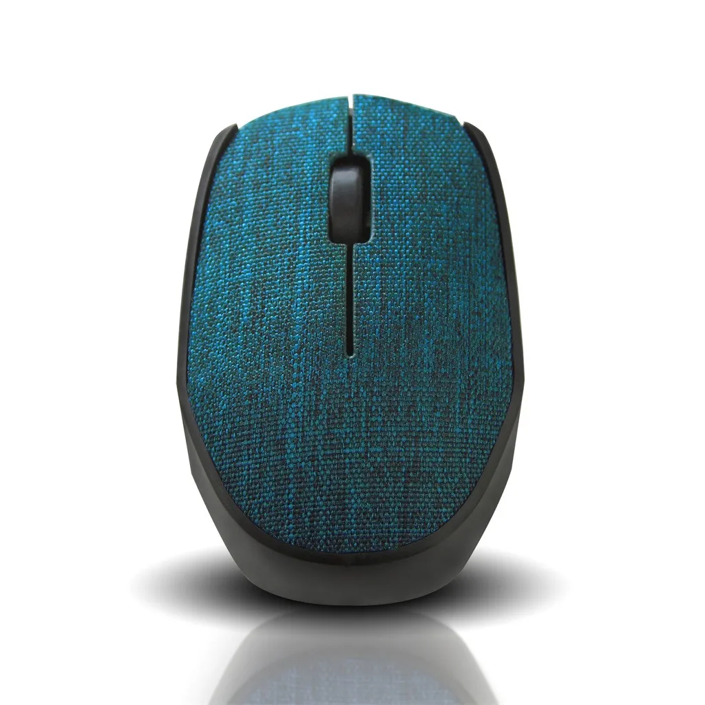 2.4GHz Portable Wireless Optical Silent Mouse Soft Fabric Cover 1000 DPI With Mini USB Dongle For PC Laptop Win7/8/10