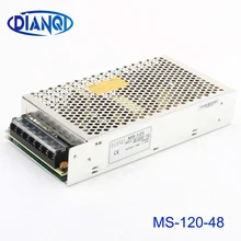 DIANQI блок питания MS-120W-48V 2.5A блок питания MS-120-48V Мини Размер ac dc преобразователь блок питания регулятор напряжения постоянного тока