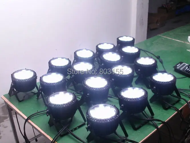 12 светодиодов 6IN1 RGBWAUV par может открытый пунктов водонепроницаемый свет этапа IP65|led