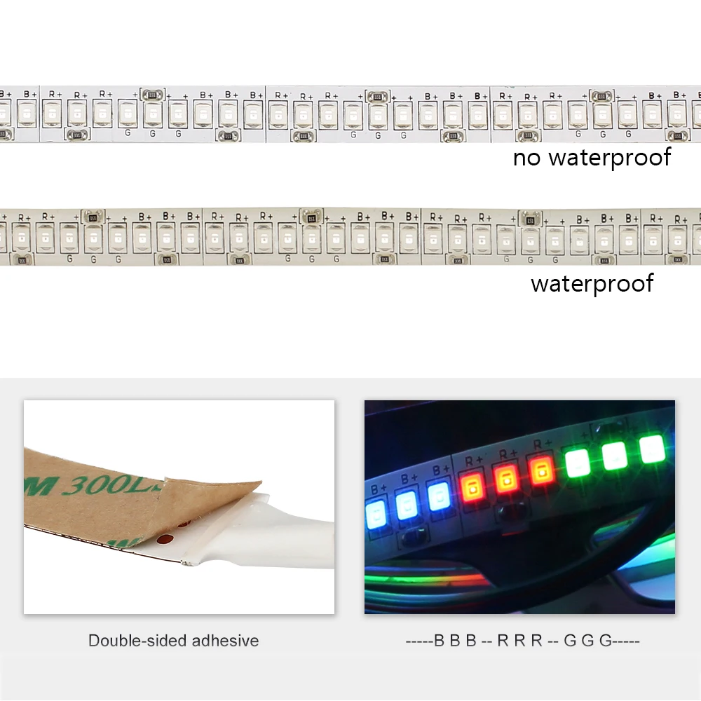 RGB-LED-Strip-2835-234-LEDs-m-DC-12-V-High-Brightness-Flexible-LED-Light-Back