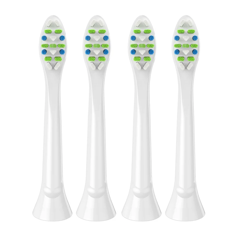 4x Зубная щетка головка для Philips Sonicare InterCare Hx9002 Hx9003 HX9004 Eletrcic зубные щетки Сменные для взрослых