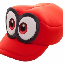 Супер Марио Косплей Одиссея костюмы шапки большой глаз шляпа красный каппи шляпа аксессуары Подарки