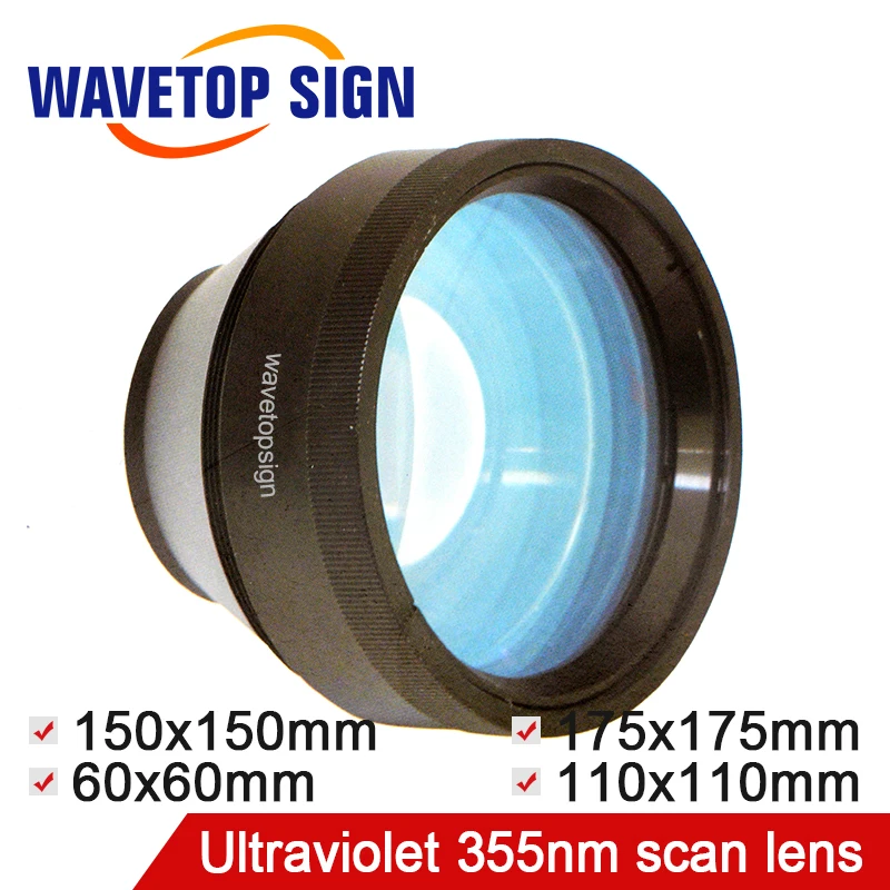 

F-Theta 355nm M85 Scan Lens Size 60*60 F100 110*110 F160 150*150 F210 175*175 F254mm Wavelength 355nm use for UV Laser