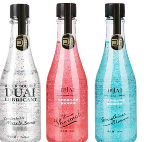 DUAI 260ml lubricant for sex silk touch Anal Lubricant massage oil Personal Lubricant water based lubricant adult sex products
