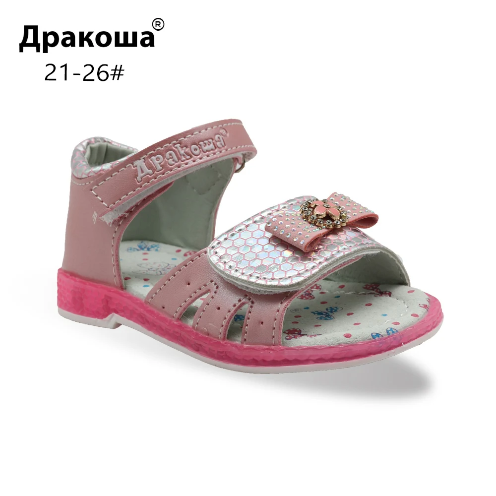 Apakowa Kids Summer Shoes Girls Sandals with Arch Support Princess Rhinestone Design Kids Sandal Girls Orthopedic Shoes New Apakowa Kids Summer Shoes Girls Sandals with Arch Support Princess Rhinestone Design Kids Sandal Girls Orthopedic Shoes New
