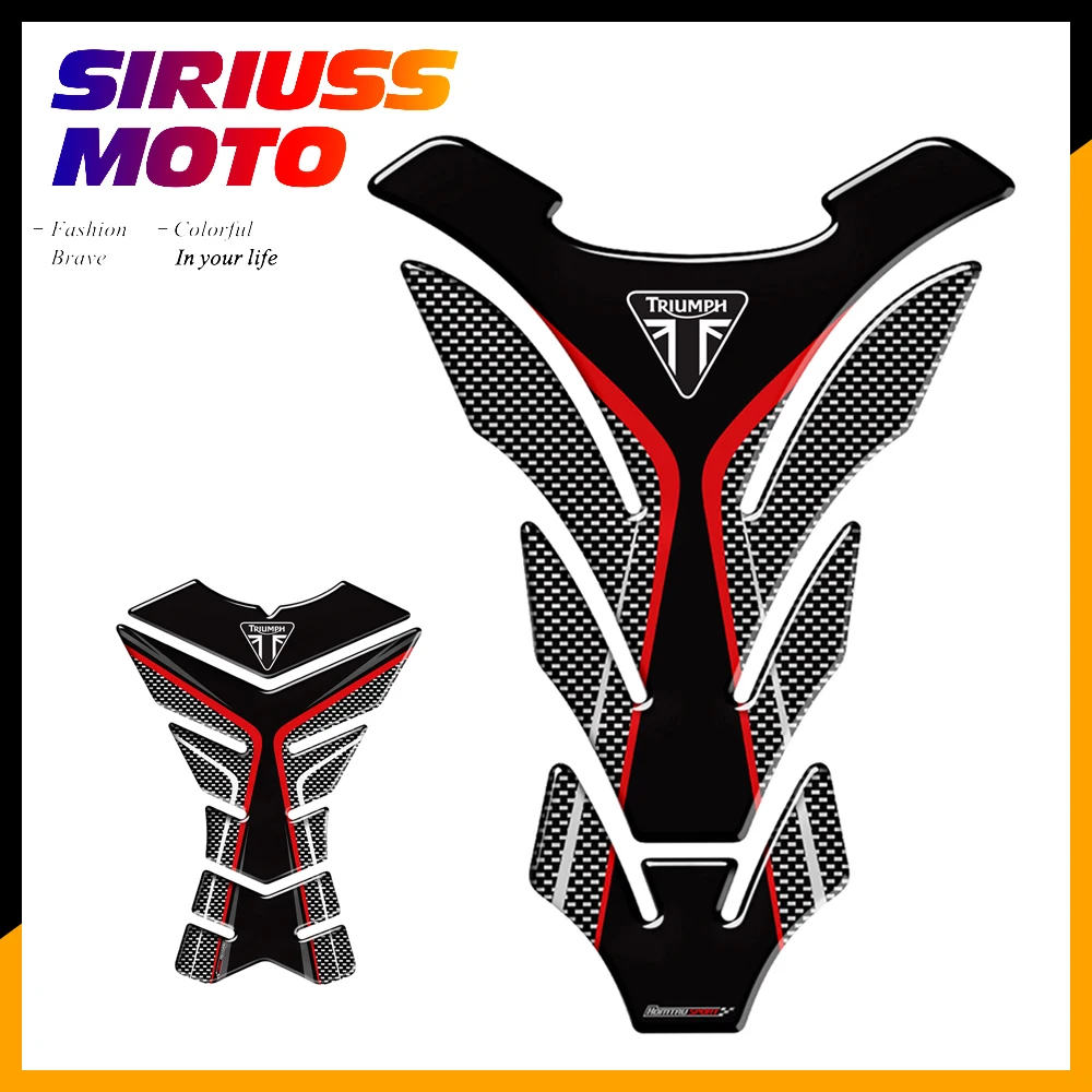 

3D Motorcycle Tank Pad Protector Decal Stickers Case for Triumph 675R Tiger 800 XC Speed Triple