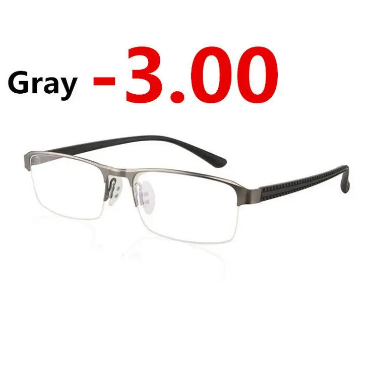 Солнцезащитные фотохромные очки для близорукости для мужчин, наружные тени для мужчин, очки для близорукости, анти-УФ очки для близоруких от 0 до-4,0 - Цвет оправы: Myopia 300