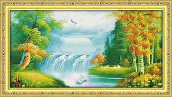 

Fairyland in dream,counted printed on fabric DMC 14CT 11CT Cross Stitch kits,embroidery needlework Sets,Crafts Home Decor