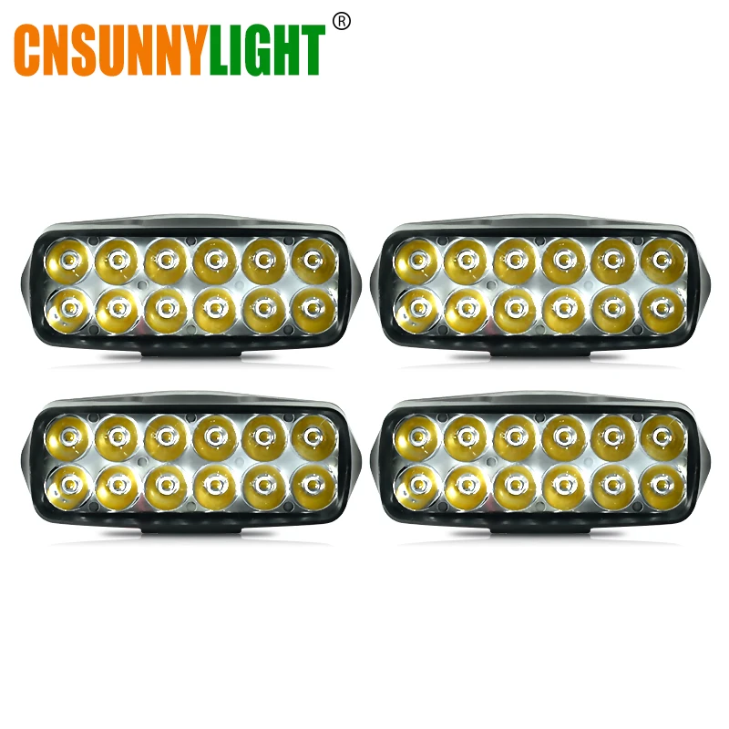 

CNSUNNYLIGHT 4pcs 5 Inch Offroad LED Work Light Spotlight Spot Beam Drive Lamp for 4x4WD Car 4WD Boat SUV ATV Truck Motorcycle