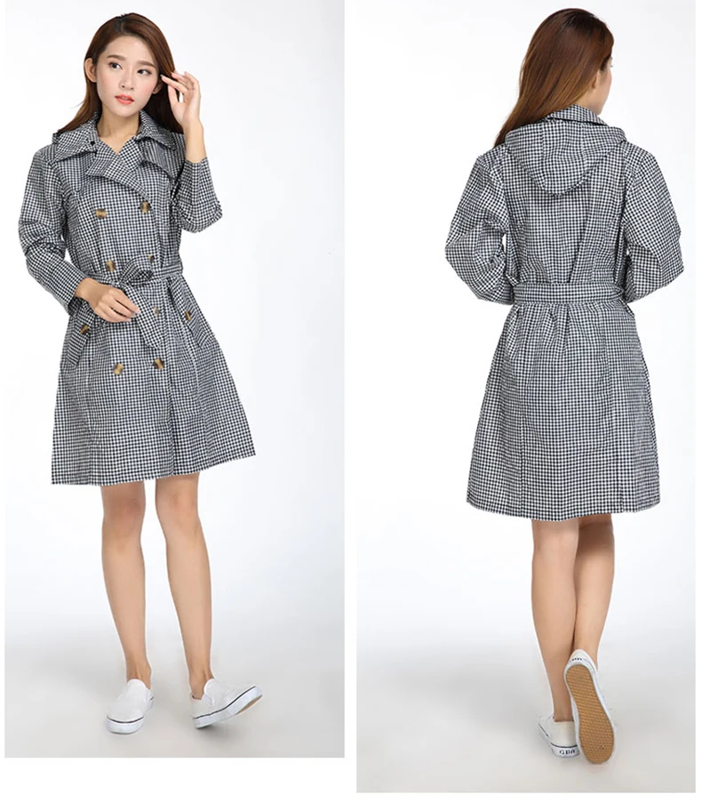 thin raincoat with hood