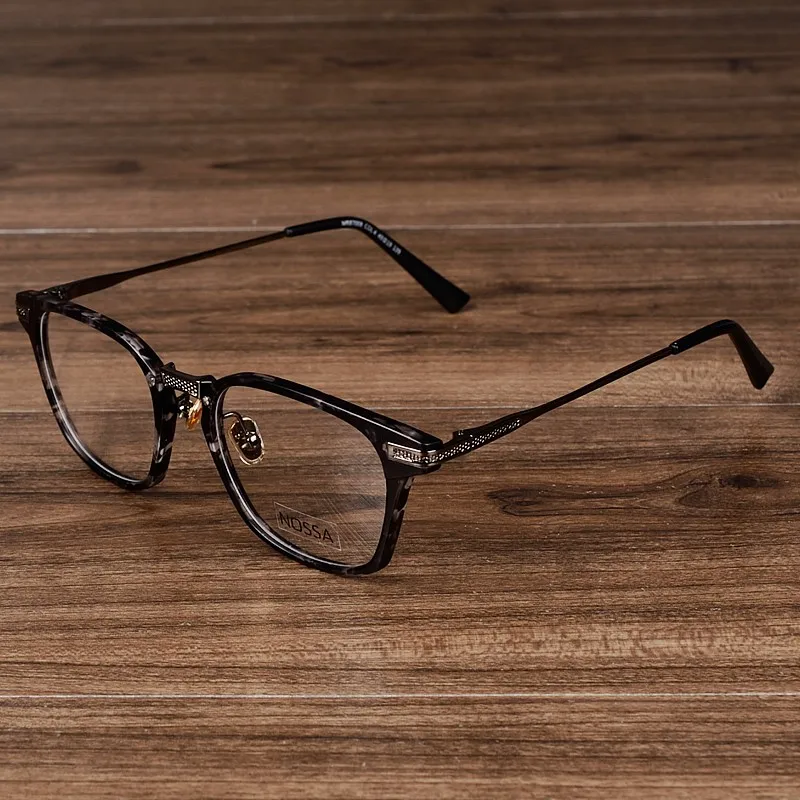 Retro Clear Lens Glasses Frame Women Vintage Eyewear Frame for Near Sight Men Cl