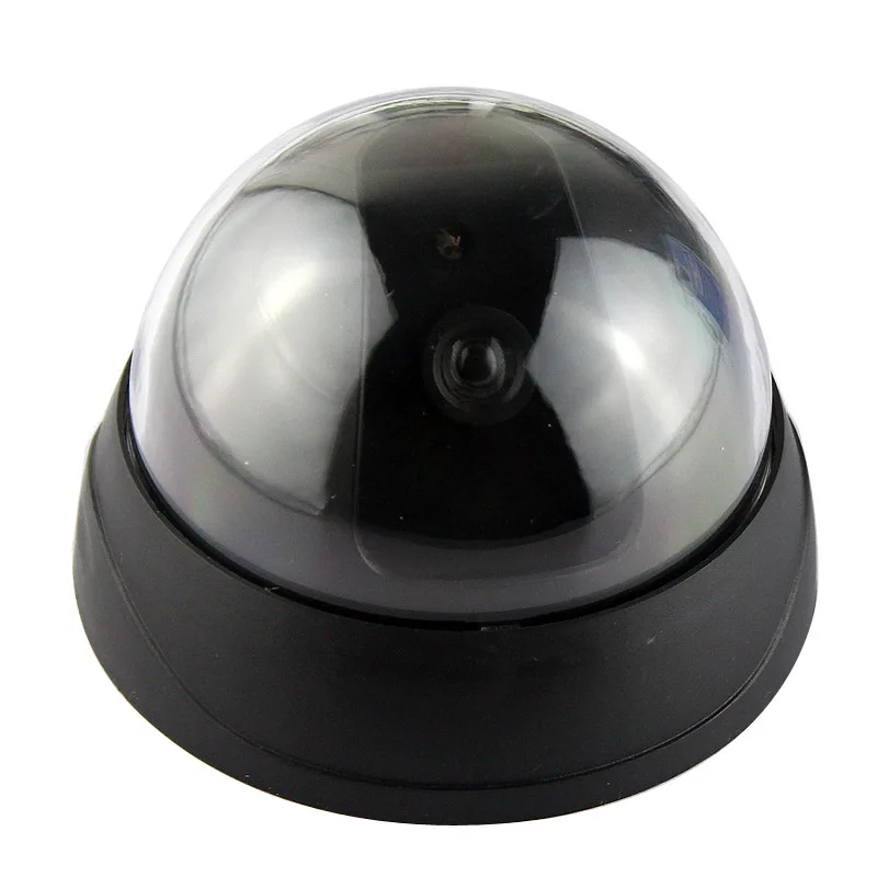 Dummy Fake Surveillance CCTV Security Dome Camera Flashing Red LED