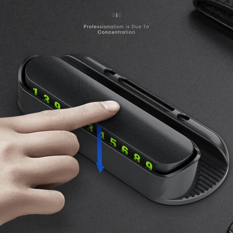 

Car Styling Temporary Parking Card Phone Number Card Plate Telephone Number Car Park Stop In Car-styling Automobile Accessories