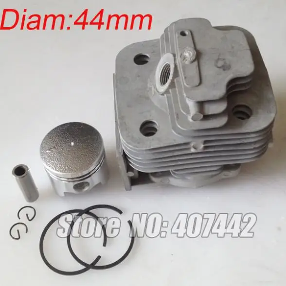 1x CG520 52CC 44F 5 набор поршней цилиндра кустореза двигателя 44 мм|cylinder piston kit|engine brush