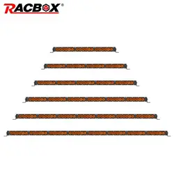 RACBOX 20 ''26'' 32 ''38'' 45 ''51'' дюймовый 90 Вт 120 Вт 150 Вт 180 Вт 210 Вт 240 Вт модульные блоки светодио дный бар однорядные белый янтарь пятно