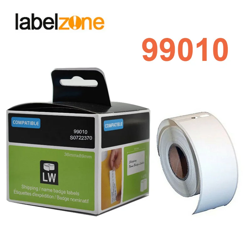 

1Rolls 99010 Label 28mm*89mm Thermal Paper Compatible for Dymo LabelWriter 400 450 450Turbo Printer SLP 440 450 130pcs/roll