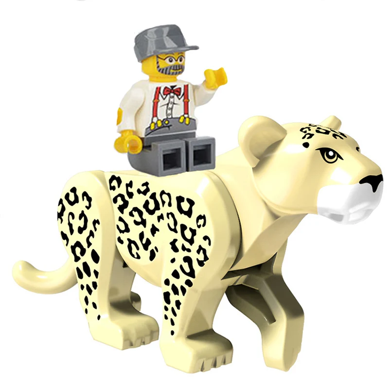 Legoing Figures Animal Brick Building Blocks Tiger Camel Legoing Animal Building Blocks Toys for Children With Legoings Bricks