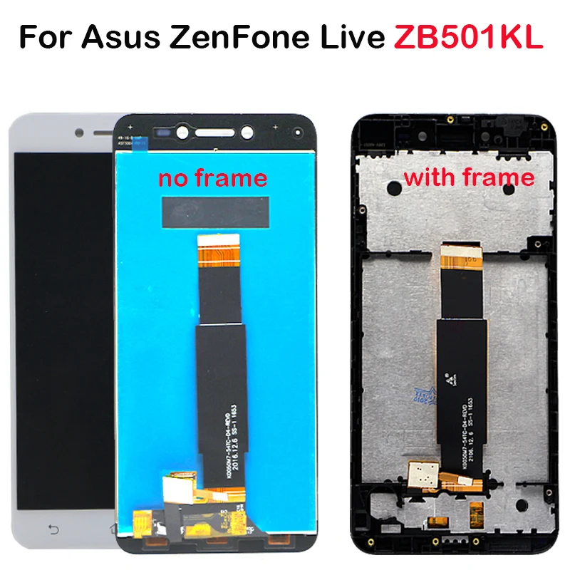 ЖК дисплей с сенсорным экраном и рамкой для Asus ZenFone Live ZB501KL X00FD сменный дигитайзер
