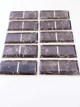10pcs/pack 0.5V 150MA Solar panels Polycrystalline Silicon solar cells solar accessories for DIY small toy accessories