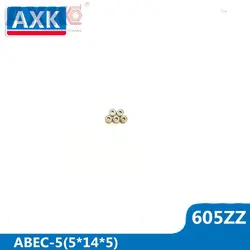 AXK 605ZZ ABEC-5 (100 шт.) 5x14x5 мм миниатюрный шарикоподшипники 605ZZ EMQ Z3V3