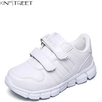 

Fashion Kids Sheakers For Boys Girls Tenis Infantil Breathable Soft Children Casual White School Shoes Size 27-37