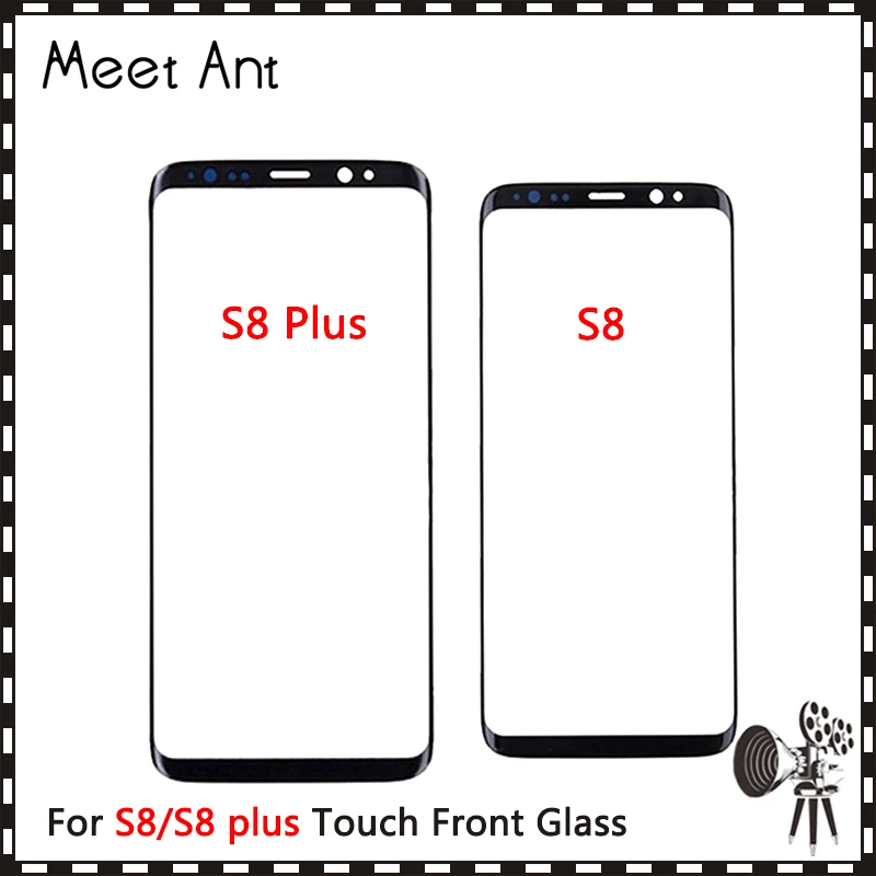 10Pcs/lot For Samsung Galaxy S8 Plus G950 G950F G955 Front Outer Glass Lens Touch Screen Panel | Мобильные телефоны и
