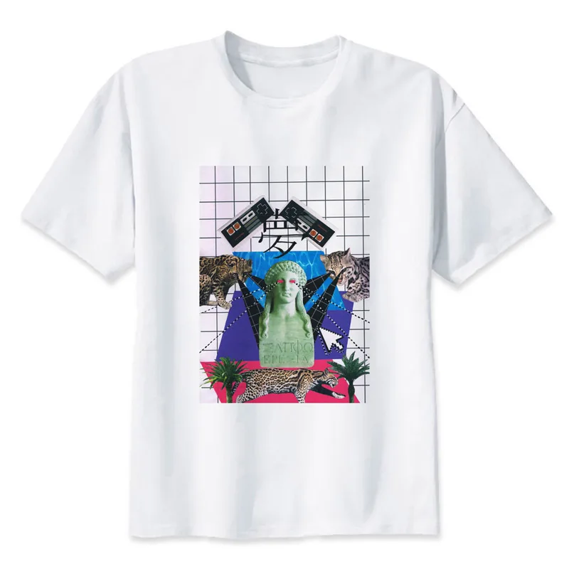 

Vaporwave Men Custom Tee 20T shirt men t shirt fashion O Neck white For Top Tees7 Summer Short Sleeve Fitness T shirt MMR604