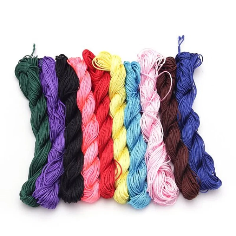 

24Meter Length & 1mm Diamter Chinese Knot Macrame String Wire Cord Thread for DIY Necklace Bracelet Braided String
