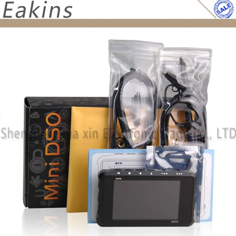

DSO203 Digital Oscilloscope 4 Channel 72M Sa/s with X1 & X10 Probe Nano Portable Mini Oscilloscope