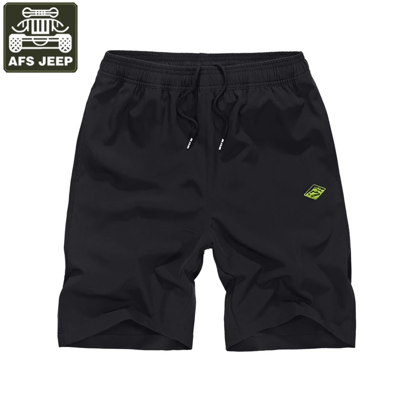 

AFS JEEP Brand 2017 Men's Shorts Summer Casual Beach Shorts Men Solid Knee Length Short masculino Men's Breeches Boardshorts