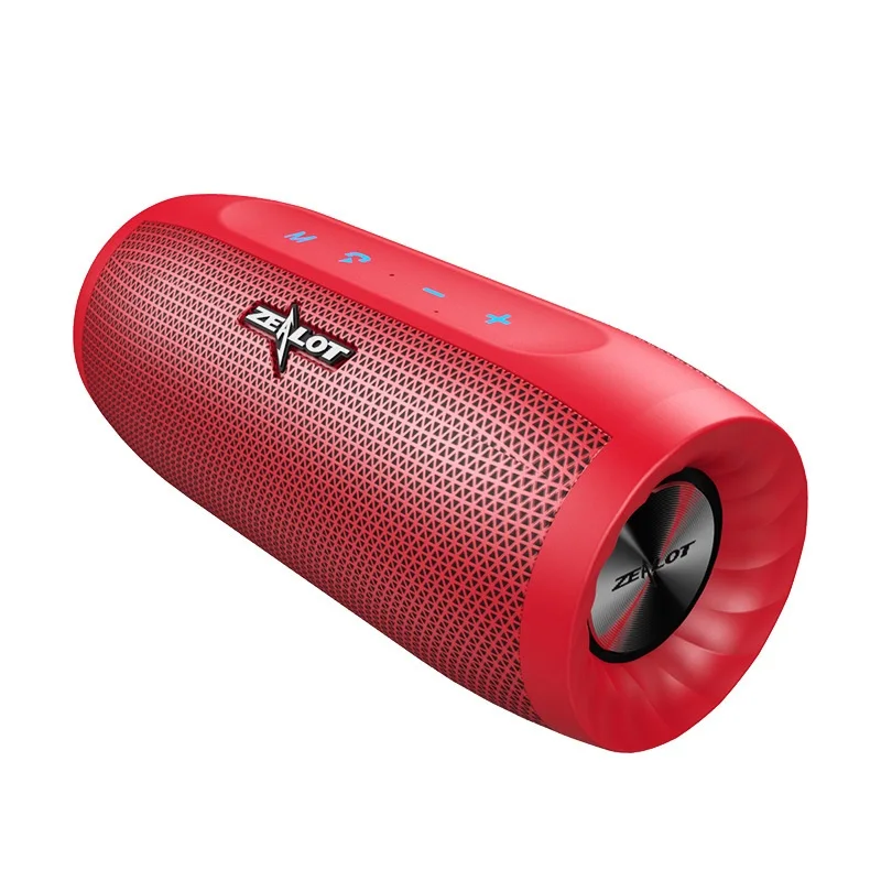 ZEALOT S16 HiFi Портативная bluetooth колонка сабвуфер 3D стерео 4000 мАч уличная